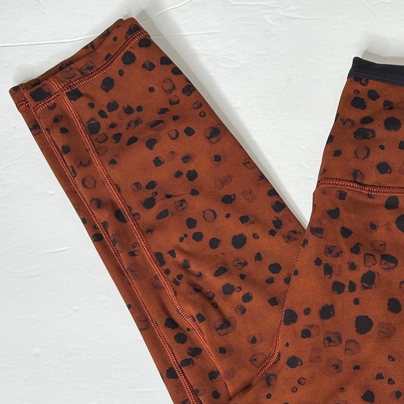 Stori Leggings Womens 6 Brown Black Challenge 7/8 Tight Hazy Spot Brandy Onyx - Picture 9 of 14